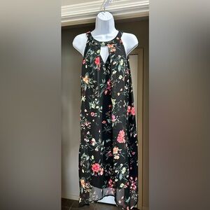 AB Studio dress. Black with floral size L